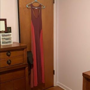 Multi colored maxi dress